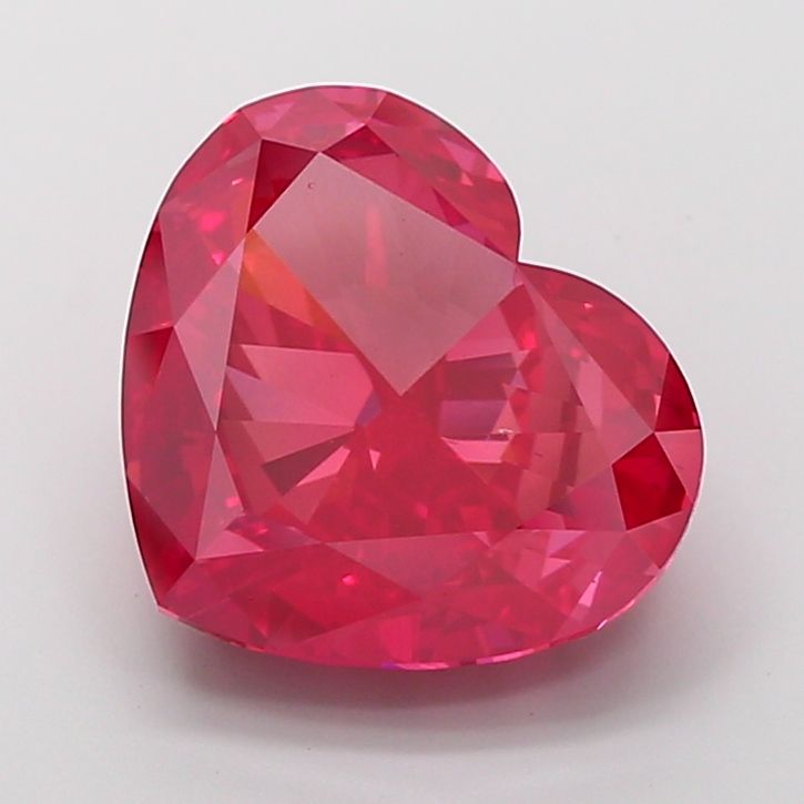 Heart Fancy Vivid Red Lab-grown Diamond 10.02ct VS2 loose diamond