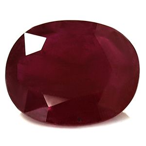 Oval Red Ruby 3.21ct loose gemstone