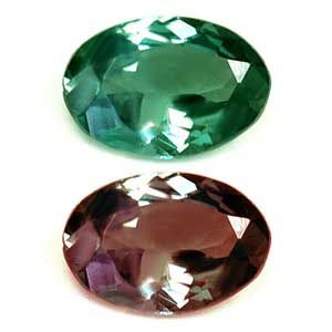 Oval Green Alexandrite 0.17ct loose gemstone