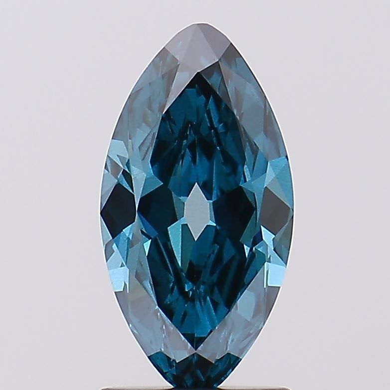 European Cut Fancy Vivid Blue Lab-grown Diamond 1.4ct VS2 loose diamond