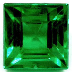 Square Green Emerald 1.22ct loose gemstone