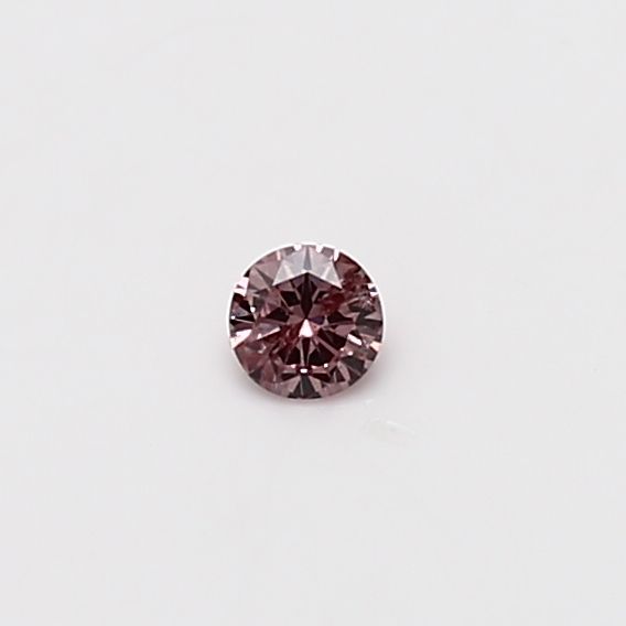 Round Fancy Intense Pink Natural Diamond 0.07ct I1 loose diamond