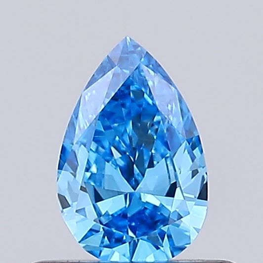 Pear Fancy Vivid Blue Lab-grown Diamond 0.33ct VVS2 loose diamond