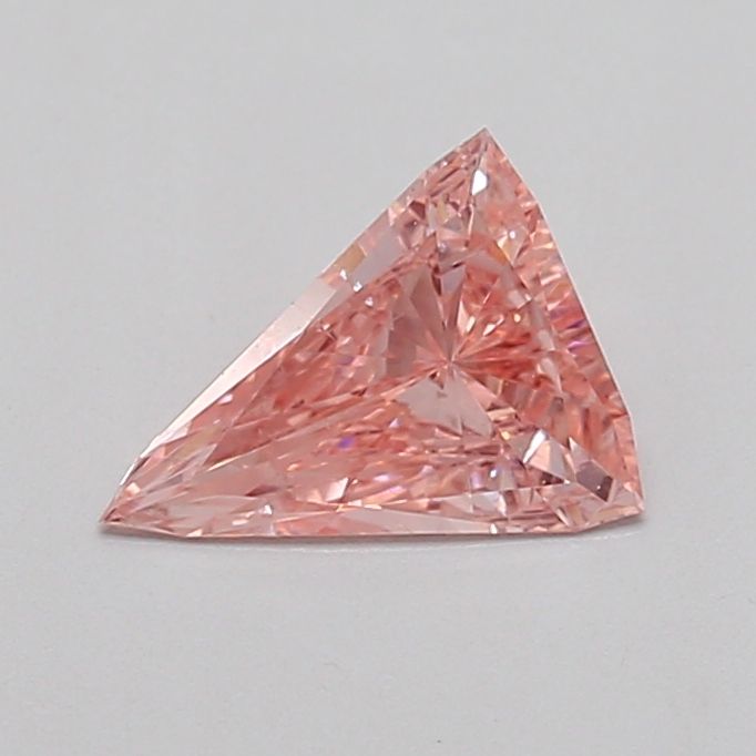 Trilliant Fancy Vivid Pink Lab-grown Diamond 0.51ct SI2 loose diamond