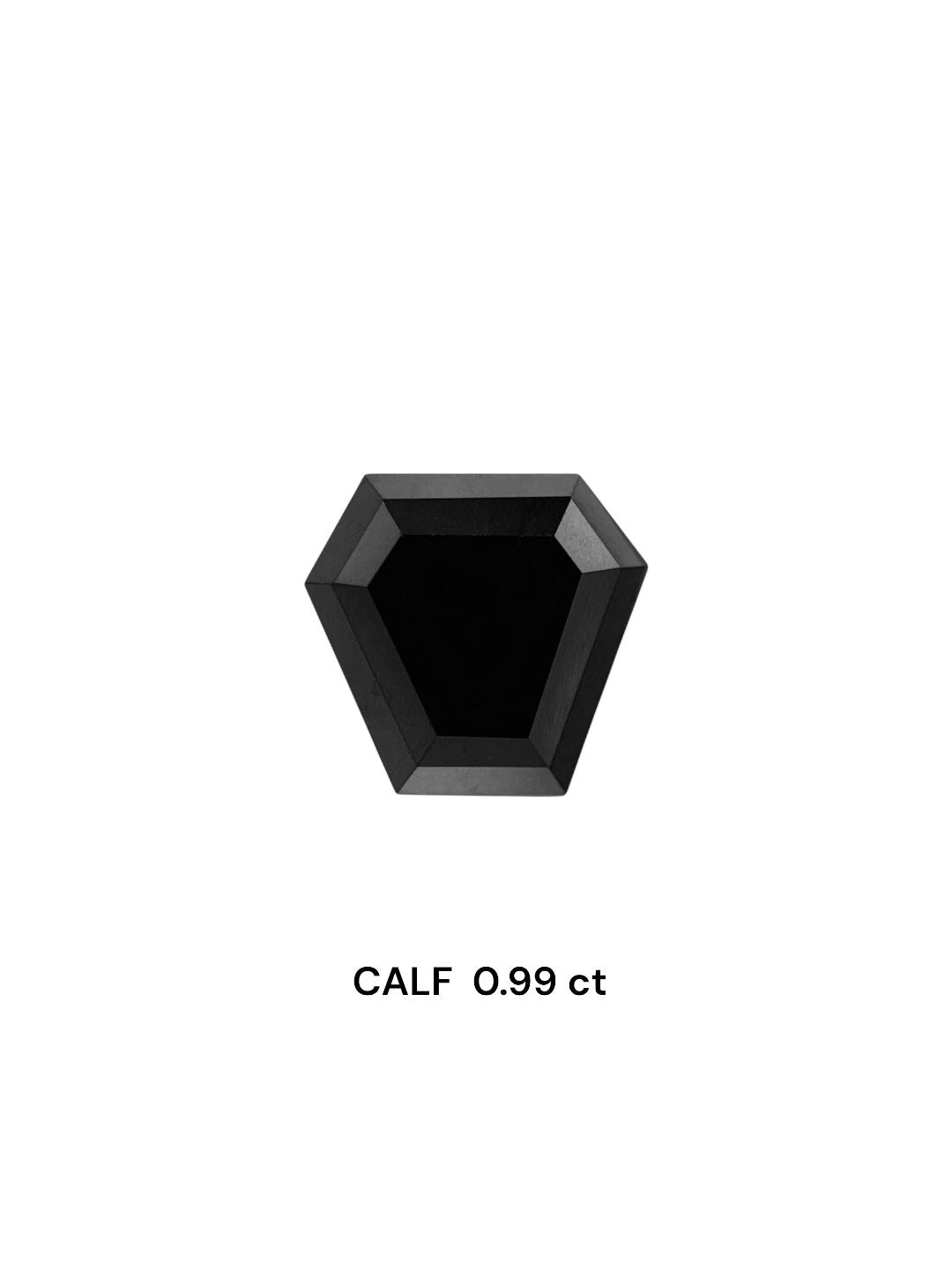 Calf Fancy Black Natural Diamond 0.99ct VVS2 loose diamond