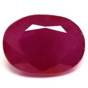 Oval Red Ruby 3.23ct loose gemstone