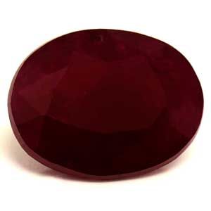 Oval Red Ruby 2ct loose gemstone