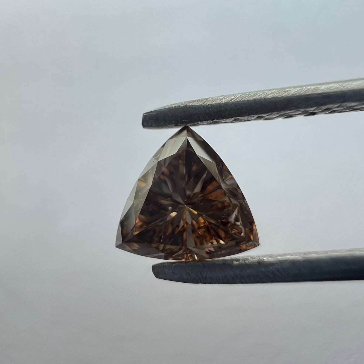 Trilliant Champagne Lab-grown Diamond 0.4ct VS2 loose diamond