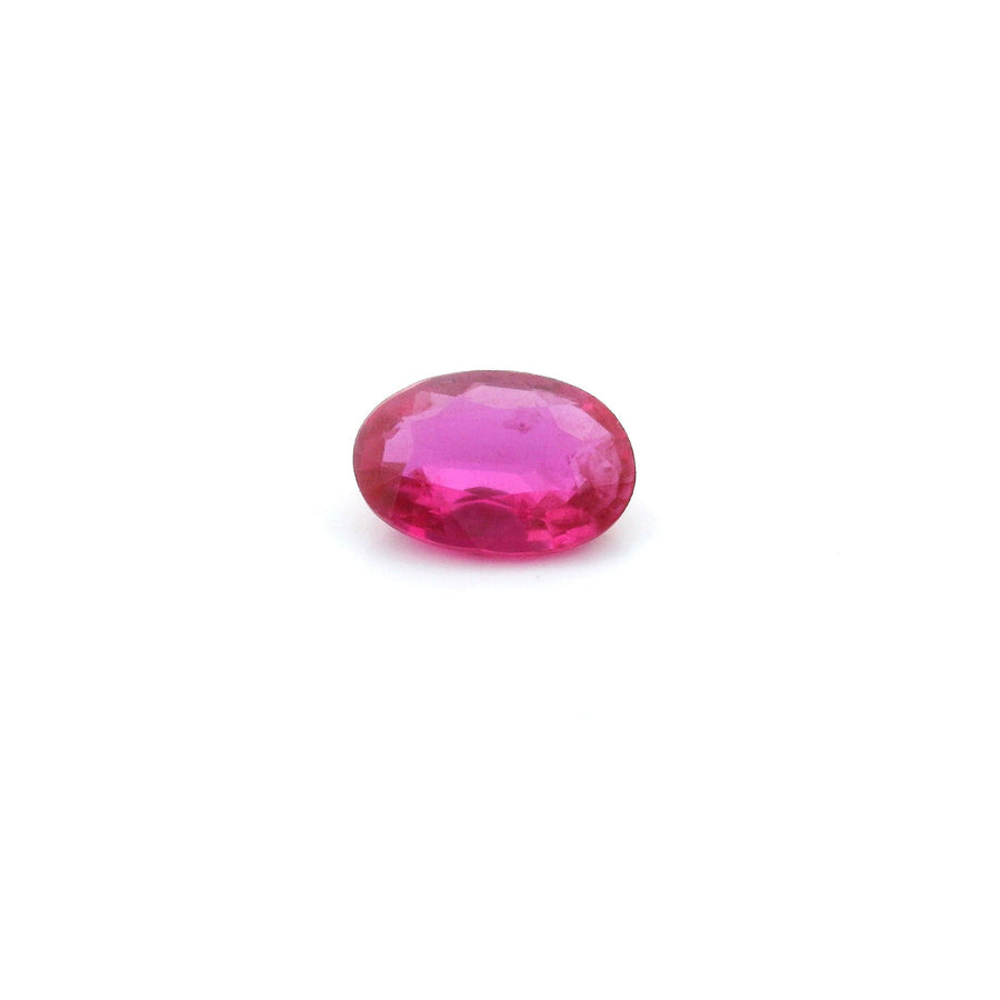 Oval Red Ruby 0.81ct loose gemstone