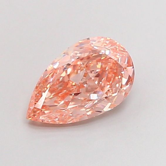 Pear Fancy Brownish Orange Lab-grown Diamond 1.51ct VS1 loose diamond