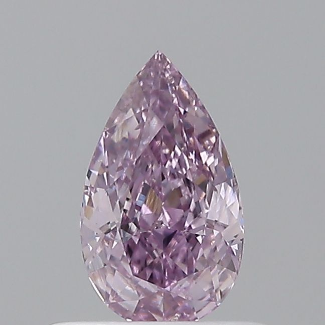 Pear Fancy Intense Pink Purple Natural Diamond 0.5ct SI2 loose diamond