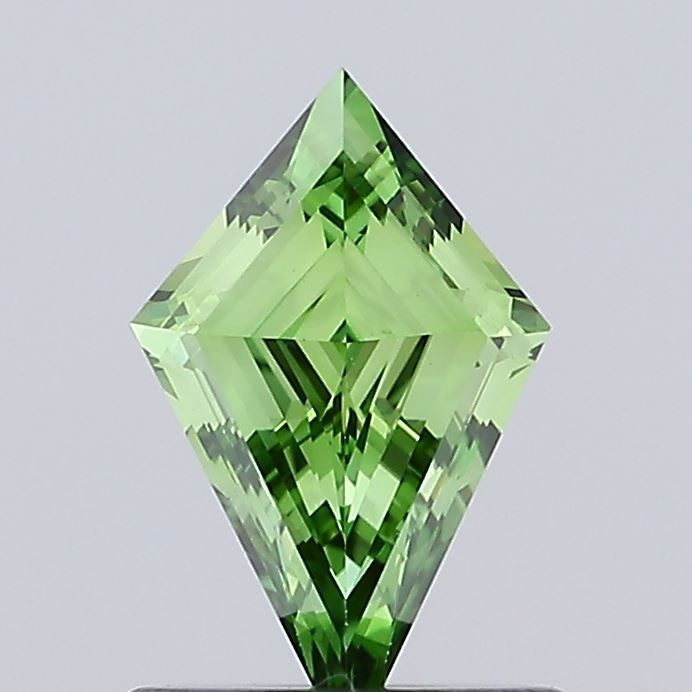 Kite Fancy Vivid Green Lab-grown Diamond 0.78ct VS1 loose diamond