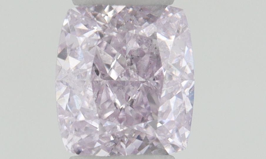 Cushion Fancy Pink Purple Natural Diamond 0.19ct SI2 loose diamond