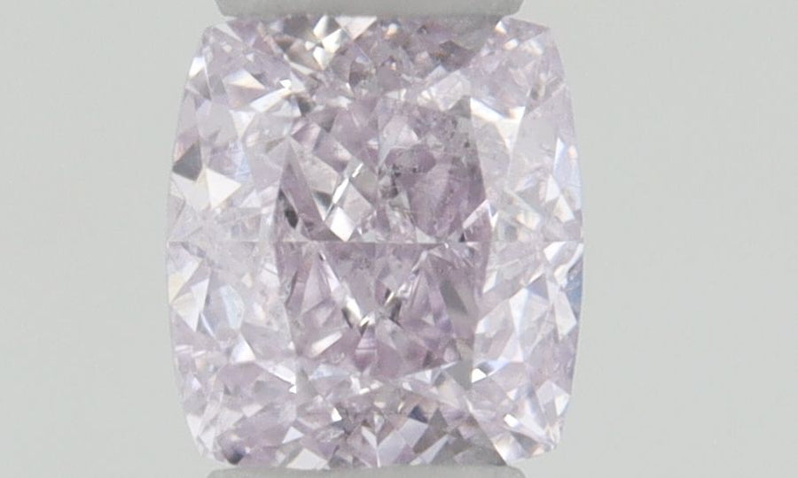 Cushion Fancy Pink Purple Natural Diamond 0.19ct SI2 loose diamond