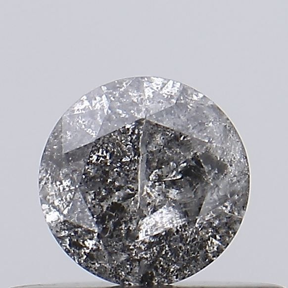 Round Salt And Pepper Natural Diamond 0.3ct I3 loose diamond