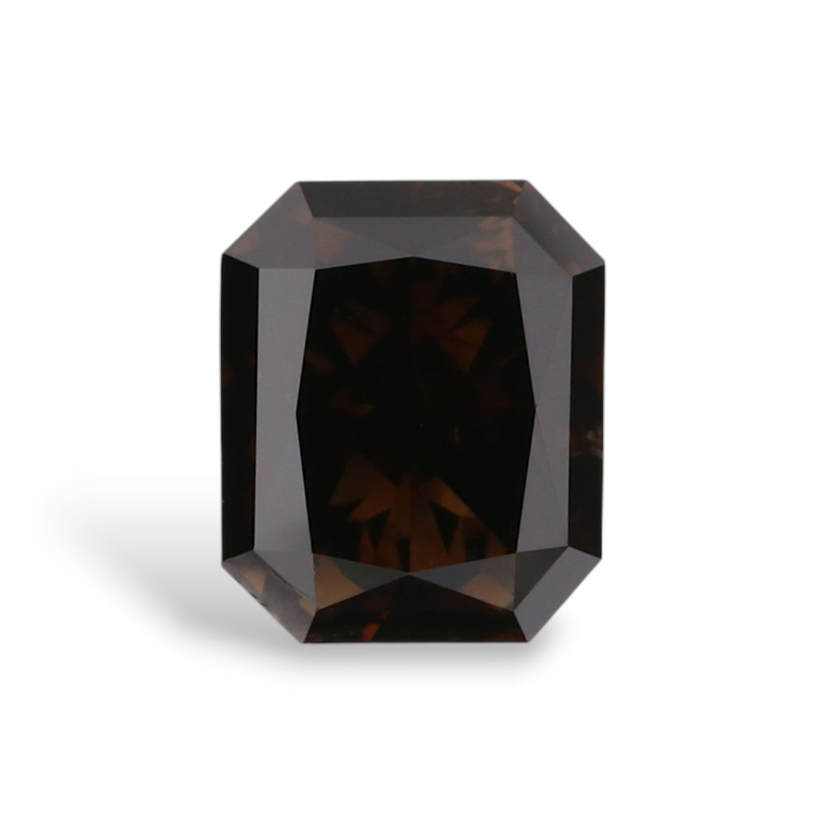 Radiant Fancy Dark Brown Natural Diamond 1.26ct loose diamond