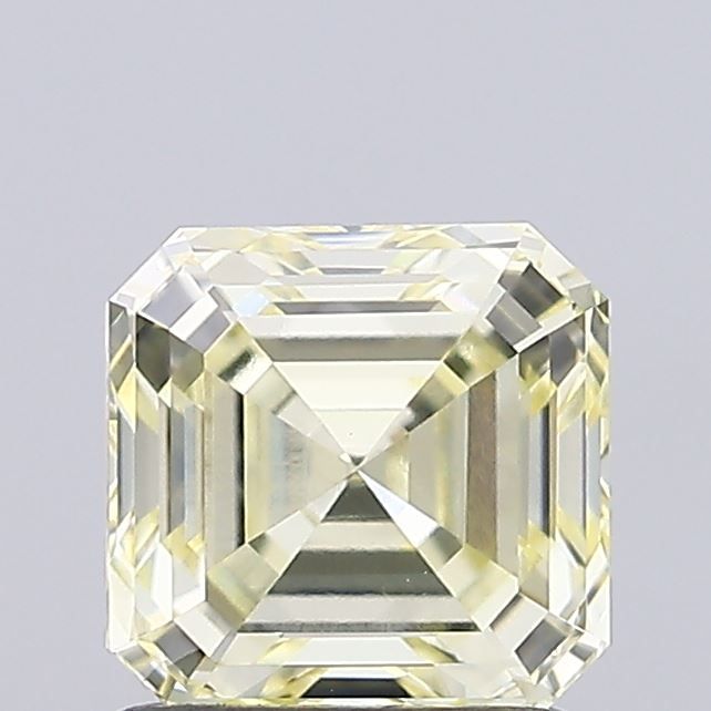 Asscher Fancy Light Yellow Lab-grown Diamond 1.14ct VVS2 loose diamond