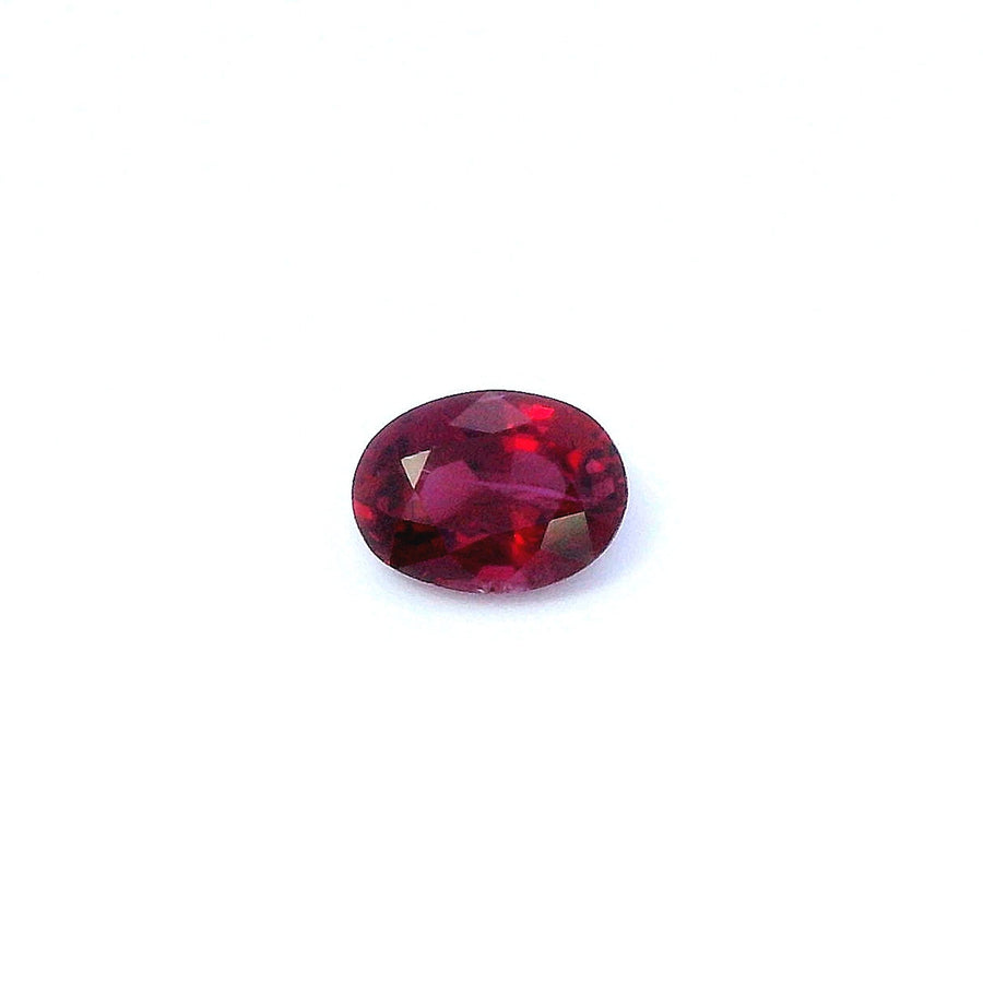 Oval Red Ruby 0.66ct loose gemstone