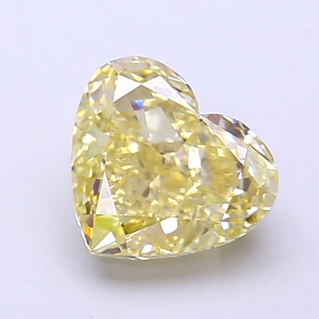 Heart Fancy Yellow Lab-grown Diamond 1.51ct VS1 loose diamond