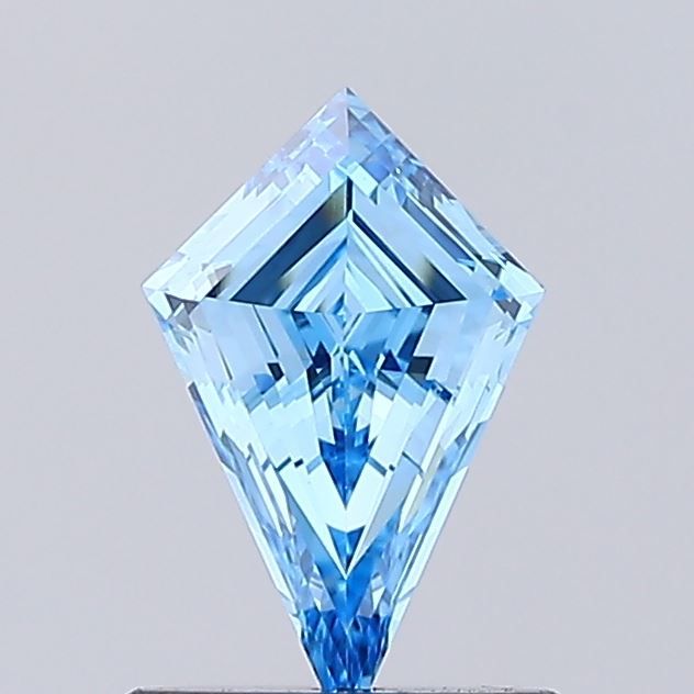 Kite Fancy Vivid Blue Lab-grown Diamond 0.59ct VVS2 loose diamond