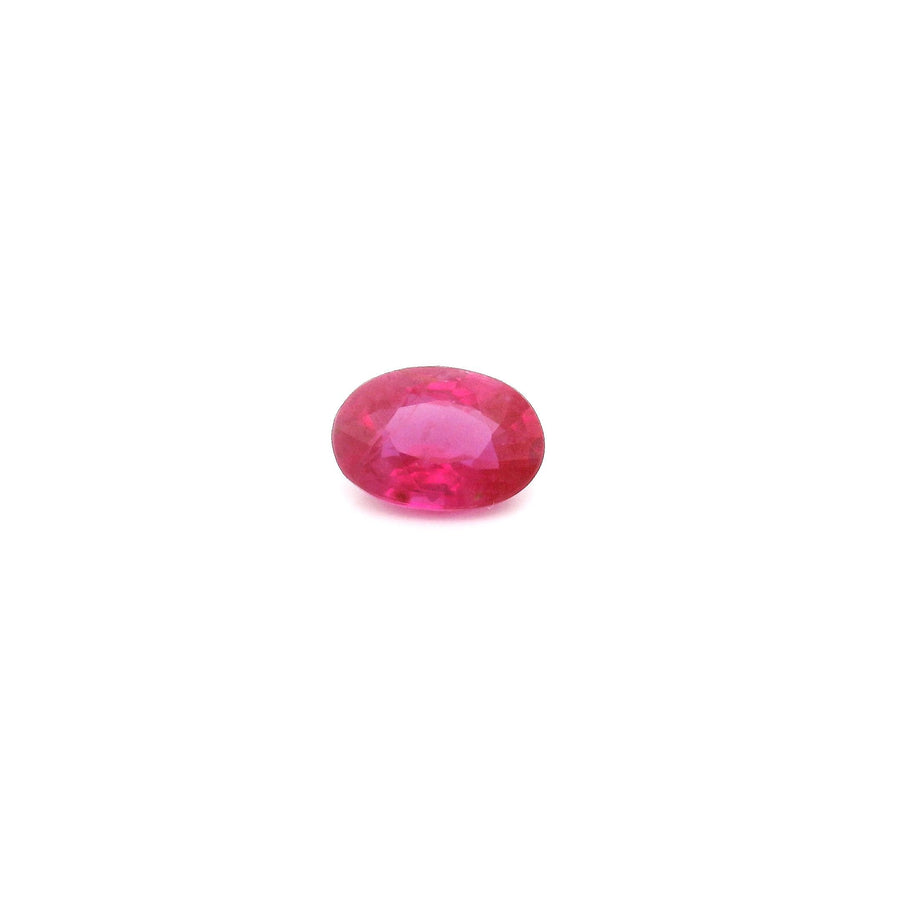 Oval Red Ruby 0.63ct loose gemstone