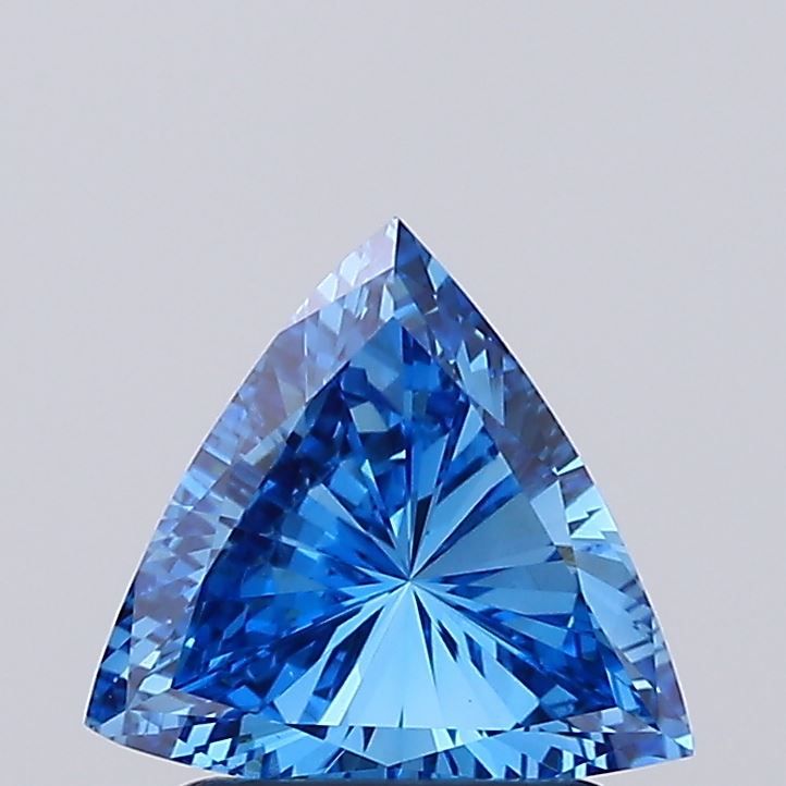 Triangular Fancy Vivid Blue Lab-grown Diamond 1ct VS1 loose diamond