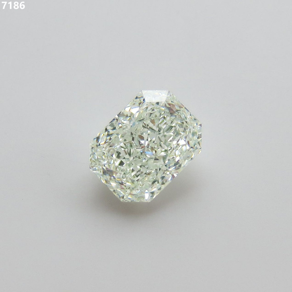 Radiant Faint Green Natural Diamond 2.01ct VS1 loose diamond