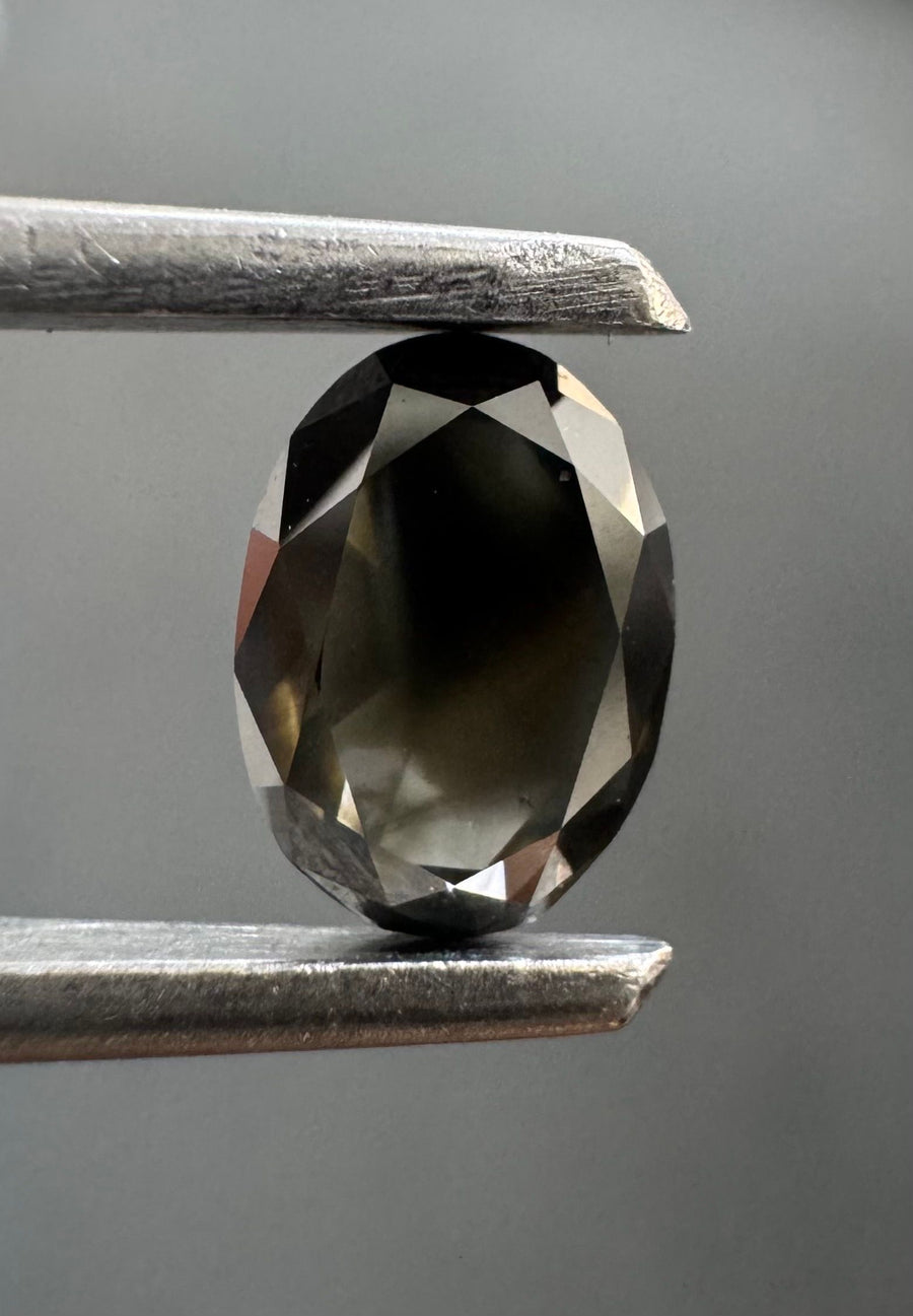 Oval Brown Natural Diamond 0.69ct loose diamond
