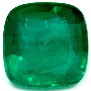 Cushion Green Emerald 4.51ct loose gemstone