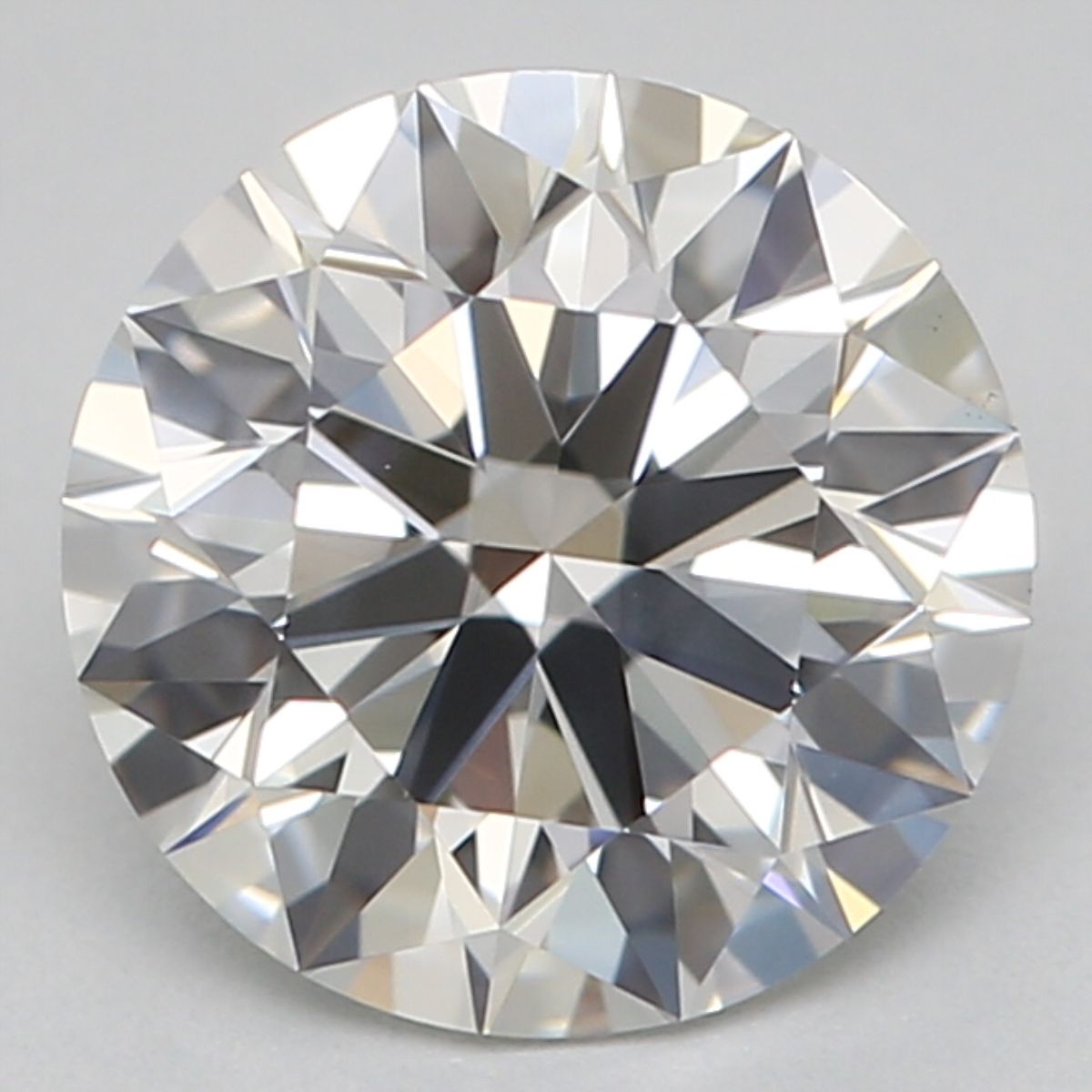 Round Faint Yellow Green Natural Diamond 1.01ct VS2 loose diamond