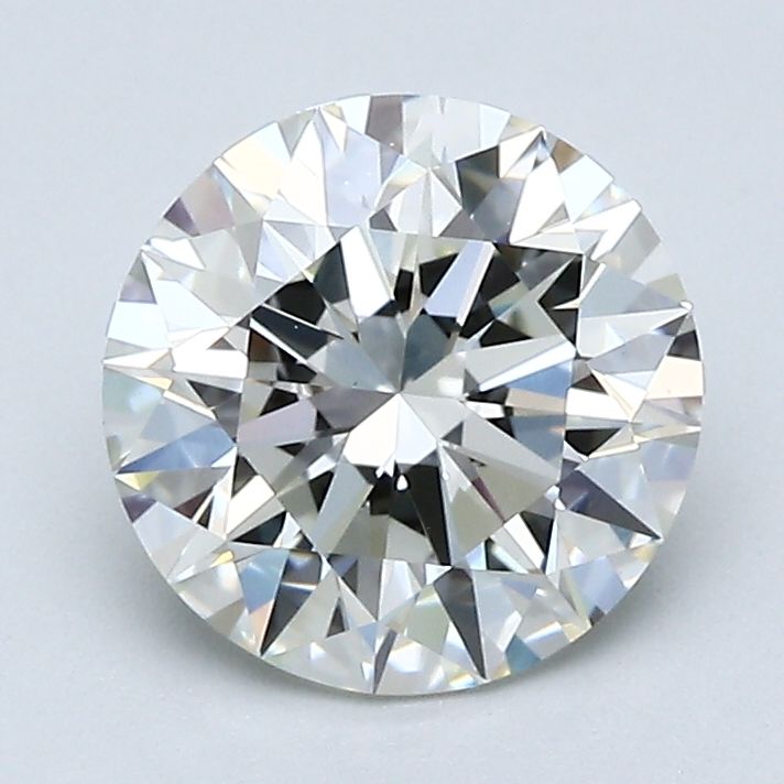 Round Natural Diamond 2.02ct J VS1