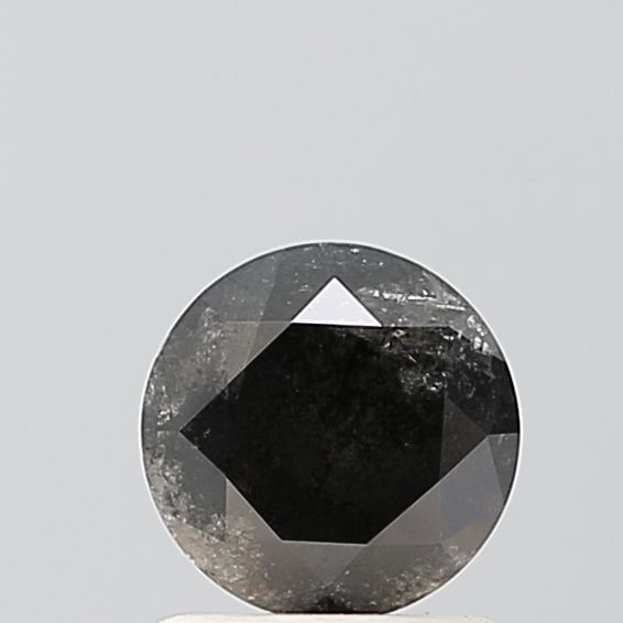 Round Salt And Pepper Natural Diamond 1.01ct VVS2 loose diamond