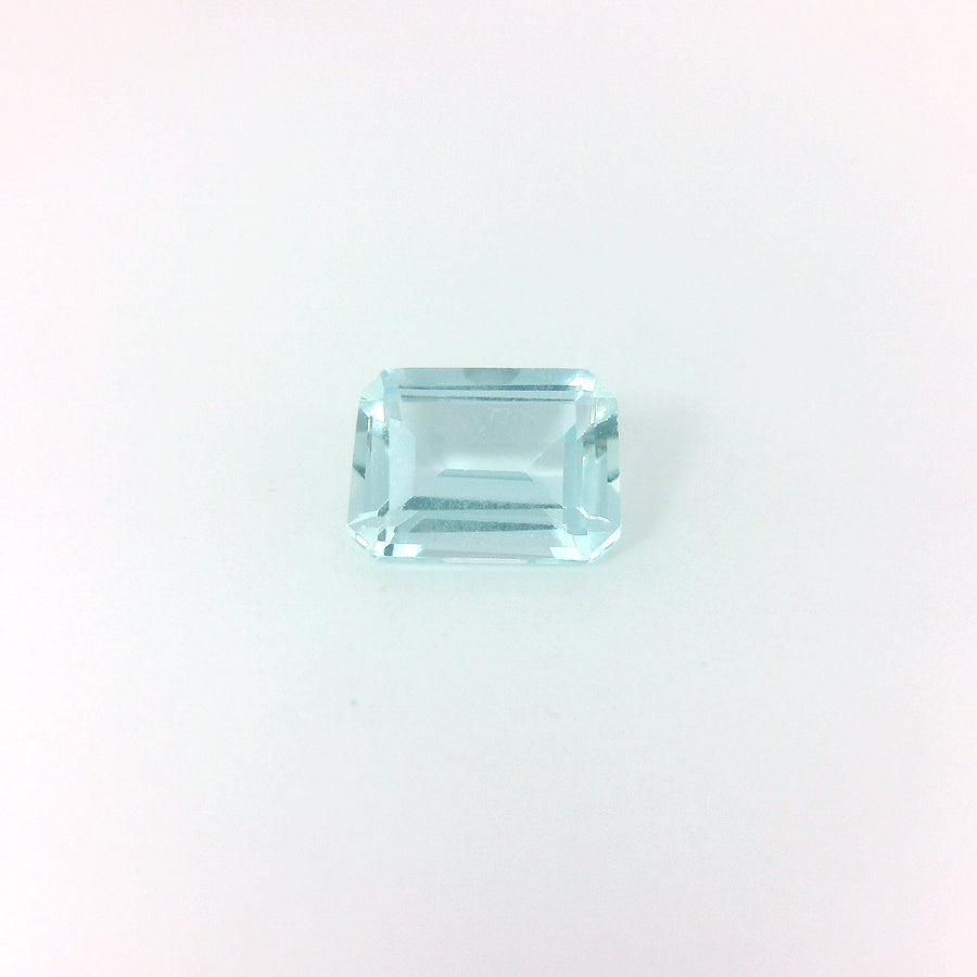 Octagonal Blue Aquamarine 0.93ct loose gemstone