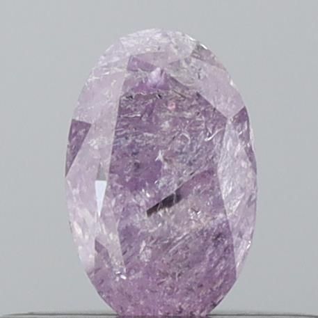 Oval Fancy Pink Purple Natural Diamond 0.28ct I3 loose diamond