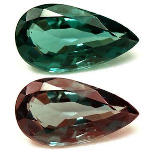Pear Green Alexandrite 0.51ct loose gemstone