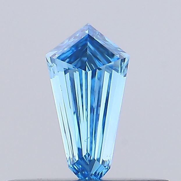 Shield Fancy Vivid Blue Lab-grown Diamond 0.19ct VS1 loose diamond