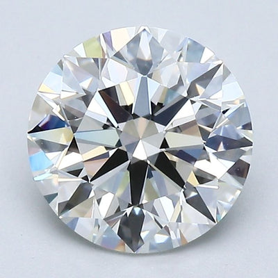 Round Natural Diamond 2.04ct H VVS2