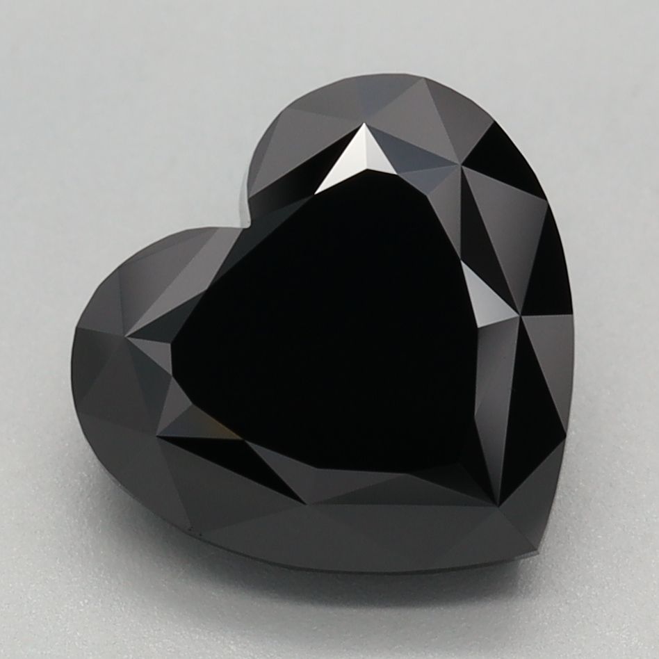Heart Fancy Black Lab-grown Diamond 3.13ct loose diamond