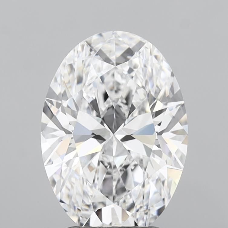 Oval Lab-Grown Diamond 2.76ct D FL
