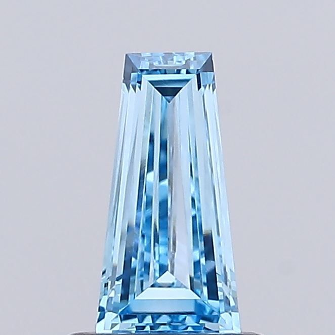 Tapered Baguette Fancy Vivid Blue Lab-grown Diamond 0.68ct VVS2 loose diamond
