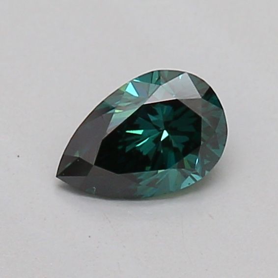 Pear Fancy Deep Green Lab-grown Diamond 0.2ct VS2 loose diamond