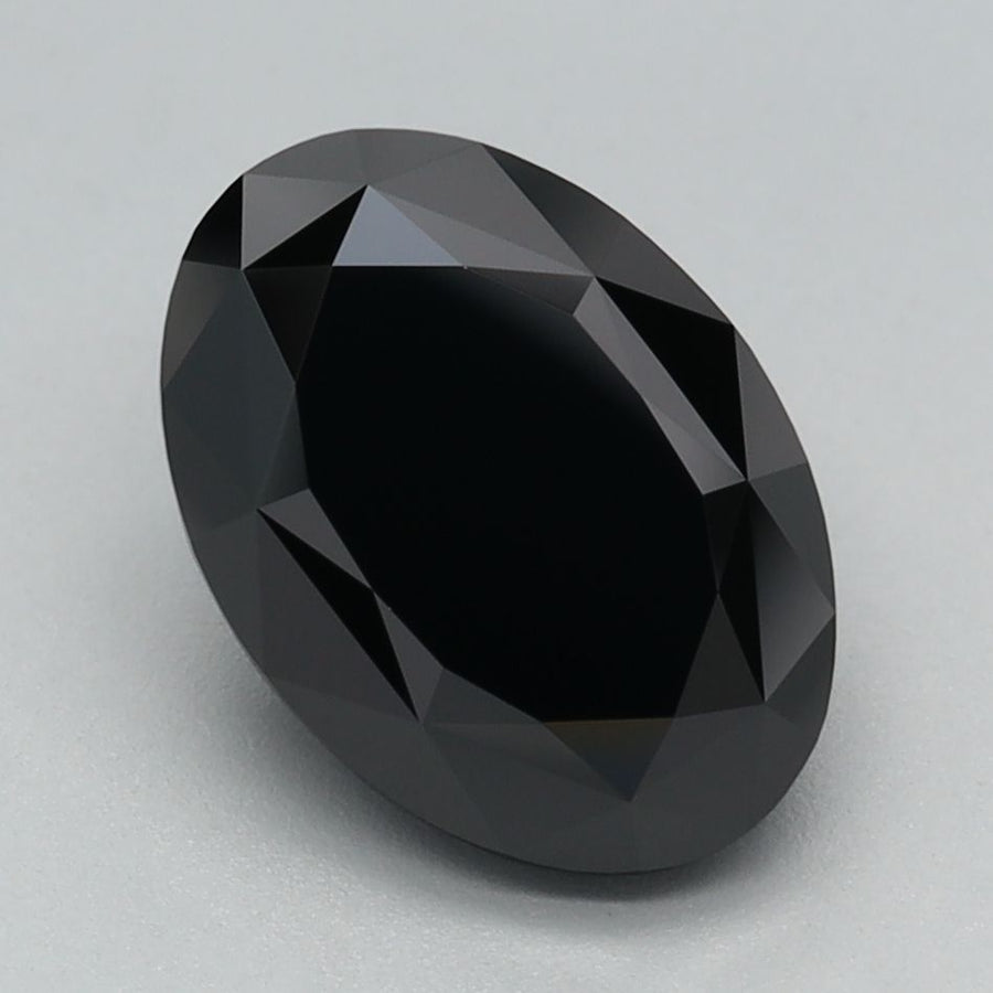 Oval Fancy Black Lab-grown Diamond 2.27ct loose diamond