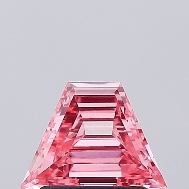 Trapezoid Fancy Intense Pink Lab-grown Diamond 0.79ct VVS2 loose diamond