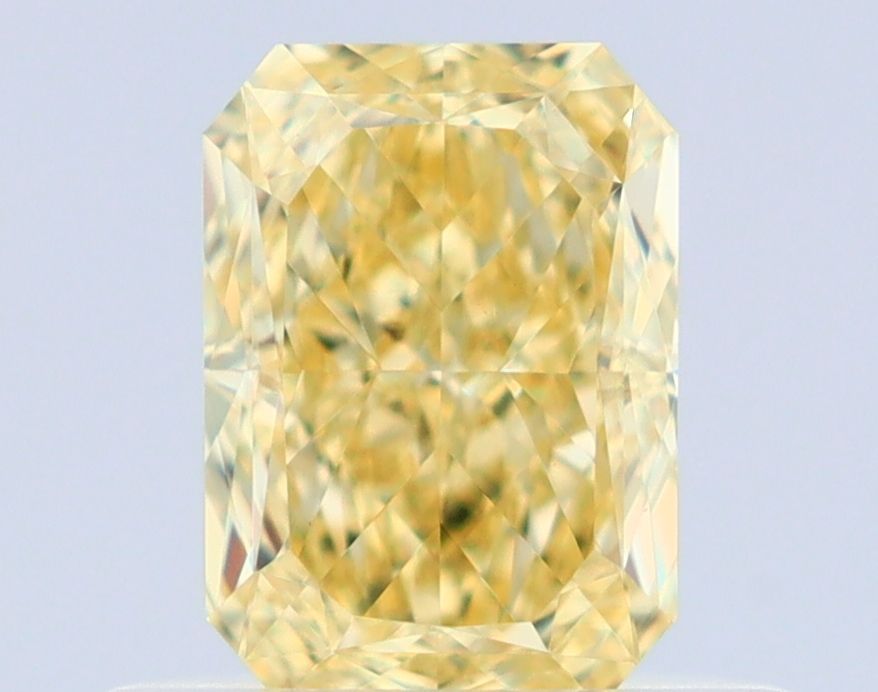 Radiant Fancy Yellow Natural Diamond 0.55ct VVS2 loose diamond