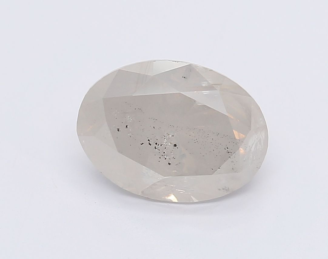 Oval Fancy Light Gray Natural Diamond 1.85ct loose diamond