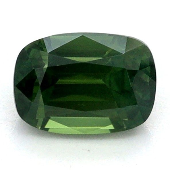 Cushion Green Sapphire 0.53ct loose gemstone