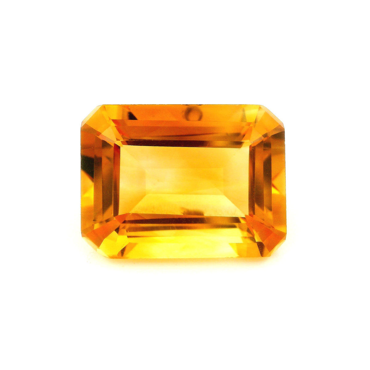 Octagonal Yellow Citrine 10.32ct loose gemstone