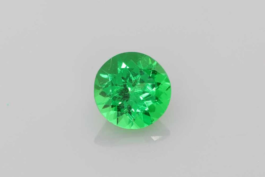 Round Green Garnet 0.76ct loose gemstone
