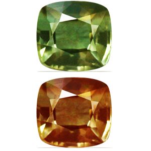 Cushion Green Alexandrite 0.3ct loose gemstone