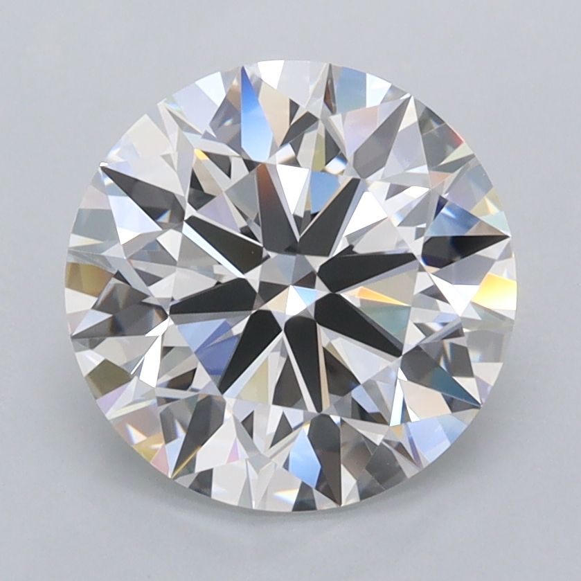 Round Lab-Grown Diamond 2.61ct D FL